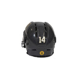 Game-Used: #14 Nicolas Hague Helmet-17788