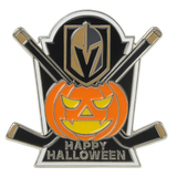 Vegas Golden Knights Happy Halloween Lapel Pin