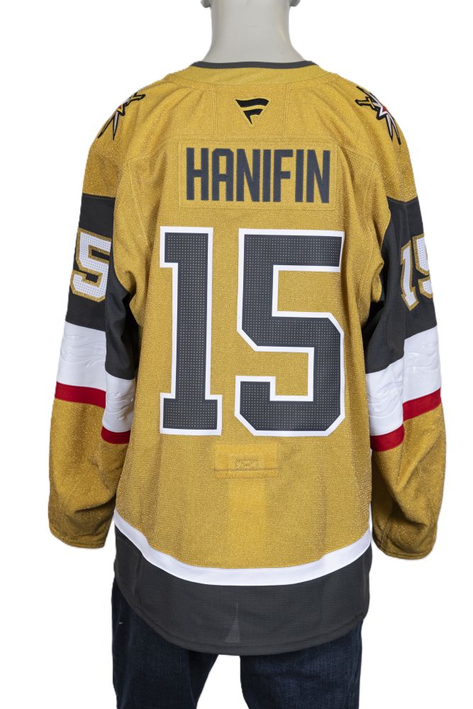 Game-Issued: #15 Noah Hanifin Set 4 Jersey-19469