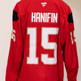 #15 Noah Hanifin Red Practice Jersey - 20210