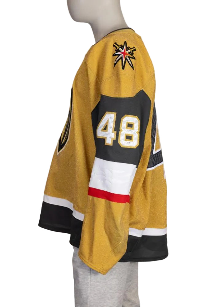 Game-Worn:#48 Tomas Hertl Gold Set 2 2025/26 Jersey-20669 - Vegas Team Store