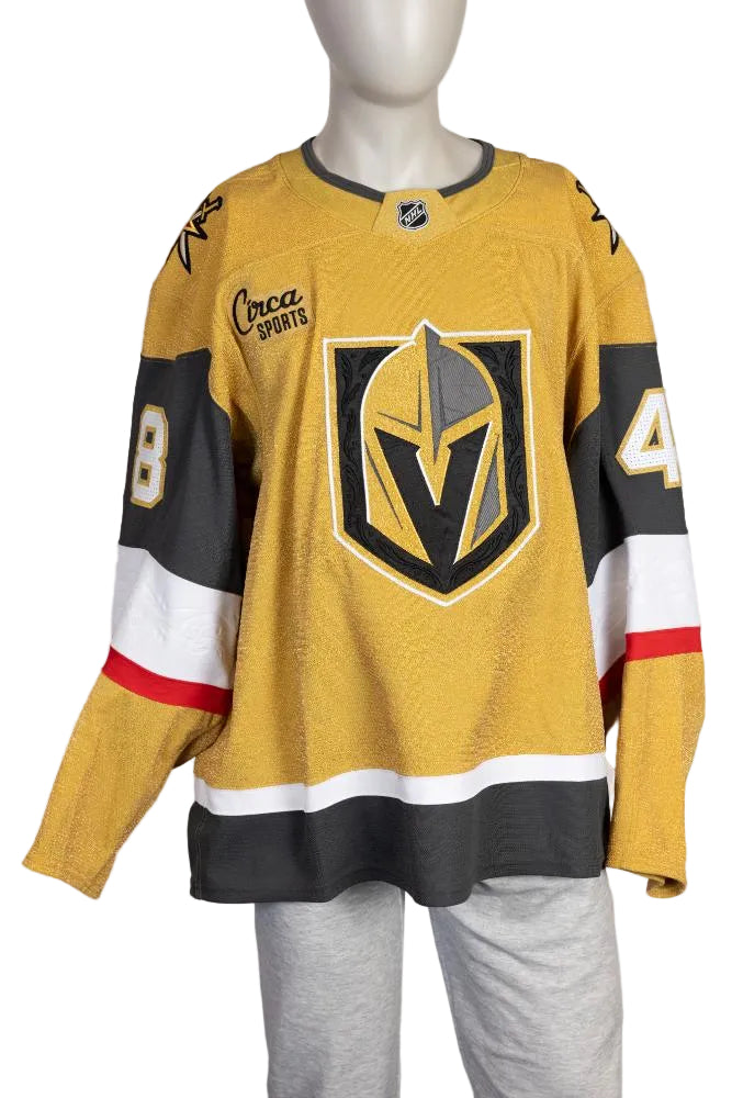 Game-Worn:#48 Tomas Hertl Gold Set 2 2025/26 Jersey-20669 - Vegas Team Store