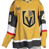 Game-Worn:#48 Tomas Hertl Gold Set 2 2025/26 Jersey-20669 - Vegas Team Store