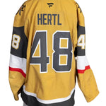 Game-Worn:#48 Tomas Hertl Gold Set 2 2025/26 Jersey-20669 - Vegas Team Store
