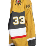 Game-Worn:#33 Adin Hill Gold Set 2 2025/26 Jersey-20666 - Vegas Team Store