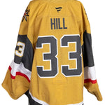 Game-Worn:#33 Adin Hill Gold Set 2 2025/26 Jersey-20666 - Vegas Team Store