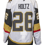 Game-Used: #26 Alexander Holtz 2024-2025 White Jersey (Circa Patch) - 19360