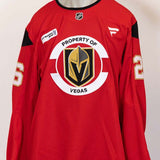 #26 Alexander Holtz Red Practice Jersey - 20231