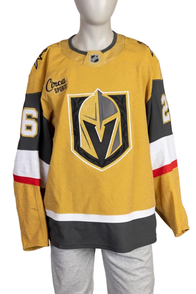Game-Worn:#26 Alexander Holtz Gold Set 2 2025/26 Jersey-20664 - Vegas Team Store