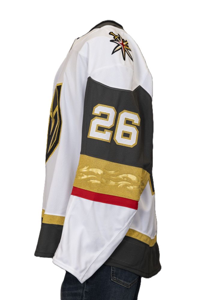 Game-Used: #26 Alexander Holtz 2024-2025 White Jersey (Circa Patch) - 19360