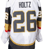Game-Worn: #26 Alexander Holtz White Circa Set 1 2025/26 Jersey-20097