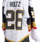 Game-Worn: #26 Alexander Holtz White Set 1 2025/26 Jersey-20179 - Vegas Team Store