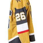 Game-Worn: #26 Alexander Holtz Gold Set 1 2025/26 Jersey-20340 - Vegas Team Store