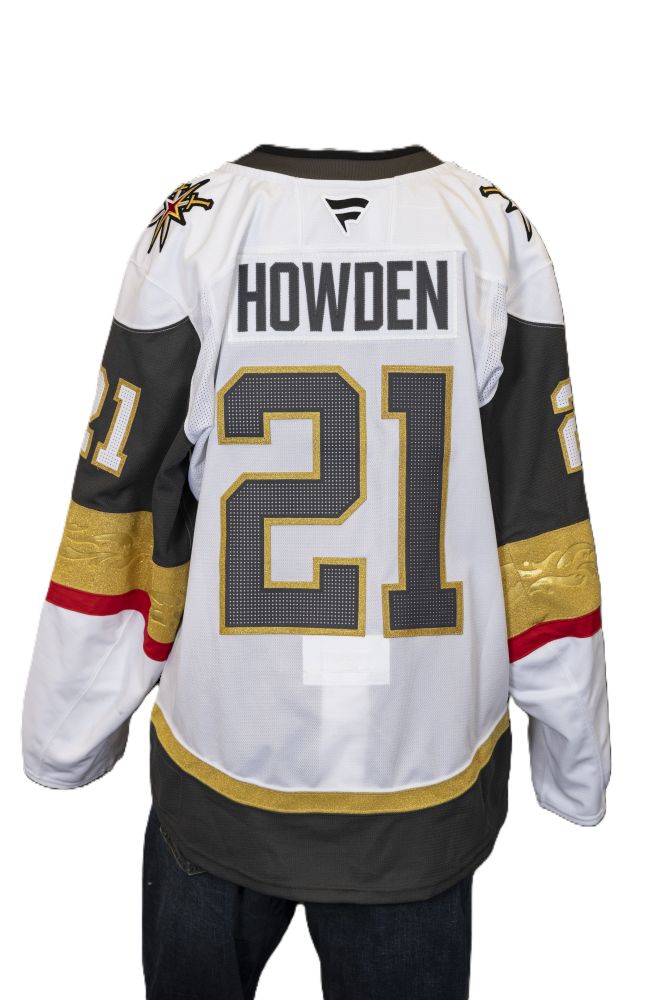 Game-Used: #21 Brett Howden  2024-2025 White Jersey (Circa Patch) - 19358