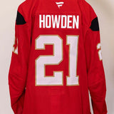#21 Brett Howden Red Practice Jersey - 20225