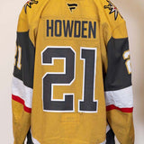 Game-Worn: #21 Brett Howden Gold Set 1 2025/26  Jersey - 20339