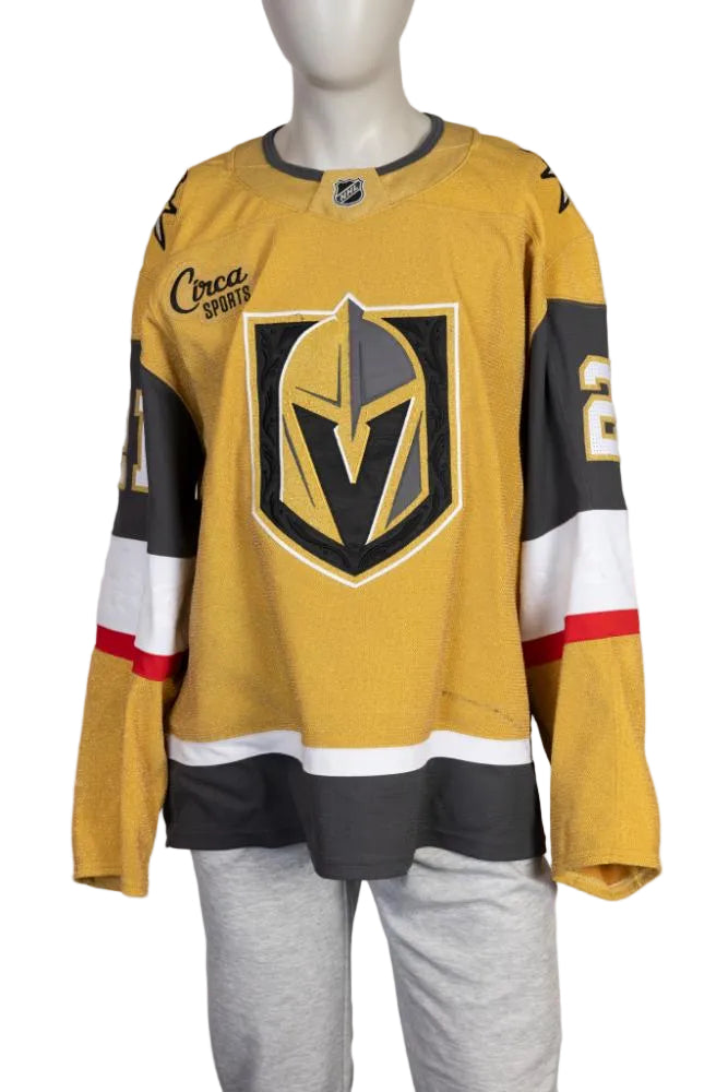 Game-Worn:#21 Brett Howden Gold Set 2 2025/26 Jersey-20662 - Vegas Team Store