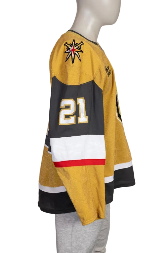 Game-Worn:#21 Brett Howden Gold Set 2 2025/26 Jersey-20662 - Vegas Team Store