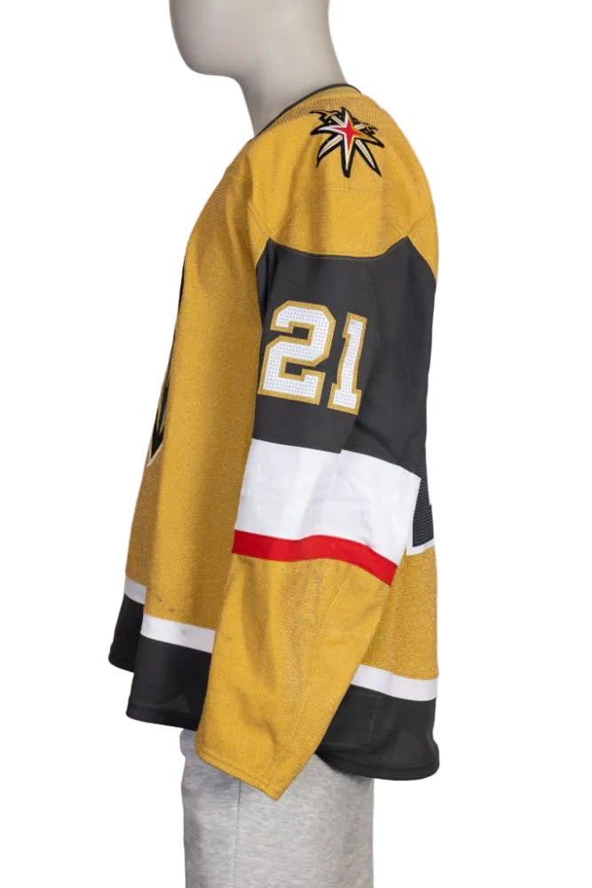 Game-Worn:#21 Brett Howden Gold Set 2 2025/26 Jersey-20662 - Vegas Team Store