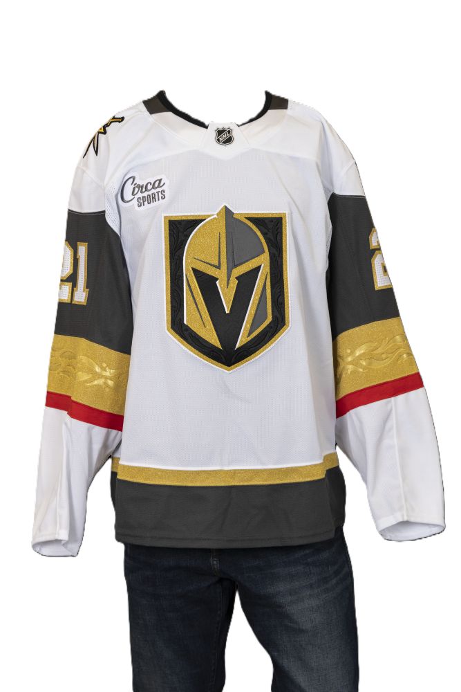 Game-Used: #21 Brett Howden  2024-2025 White Jersey (Circa Patch) - 19358
