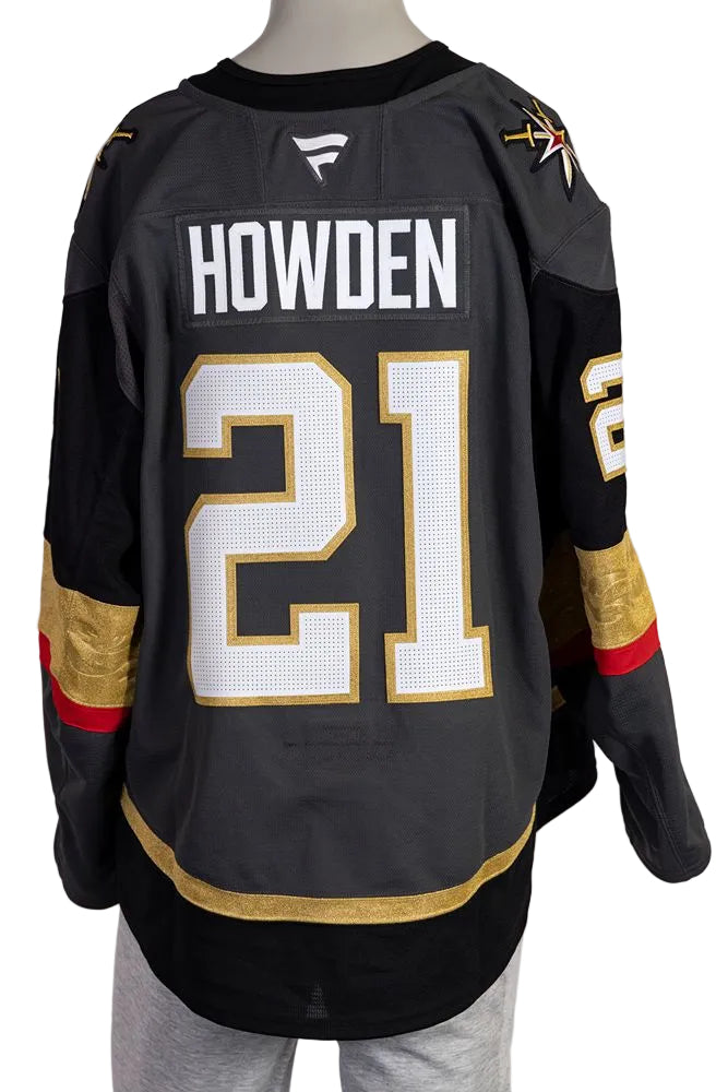Game-Issued: #21 Brett Howden Gray Set 1 2025/26 Jeresy-20361 - Vegas Team Store