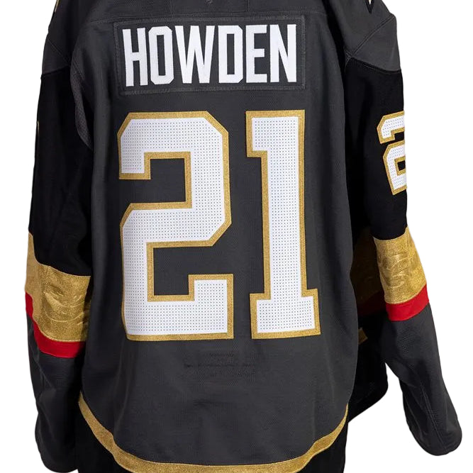 Game-Issued: #21 Brett Howden Gray Set 1 2025/26 Jeresy-20361 - Vegas Team Store