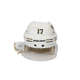 Game-Used: #17 Ben Hutton Helmet-15105