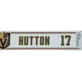 #17 Ben Hutton White SCF Nameplate - 21950