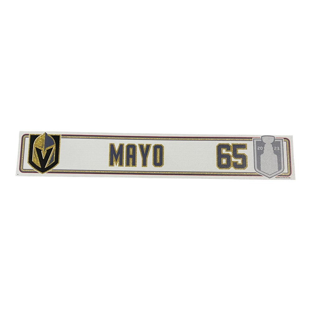 Mayo Stanley Cup Final Locker Away Nameplate - SC186