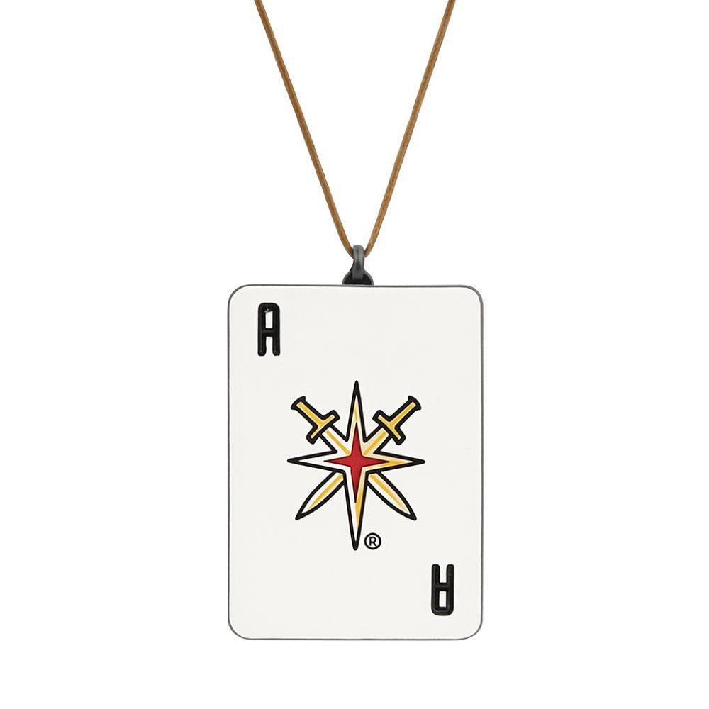 Vegas Golden Knights Playing Card Ornament