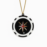 Vegas Golden Knights Game Chip Ornament