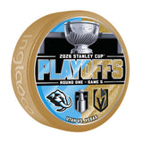 UTA vs. VGK 2026 Playoffs Game Puck 4/29/2026