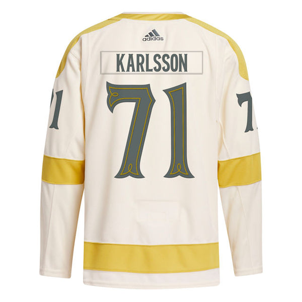 Adidas Vegas Golden Knights No71 William Karlsson Black 1917-2017 100th Anniversary Stitched NHL Jersey