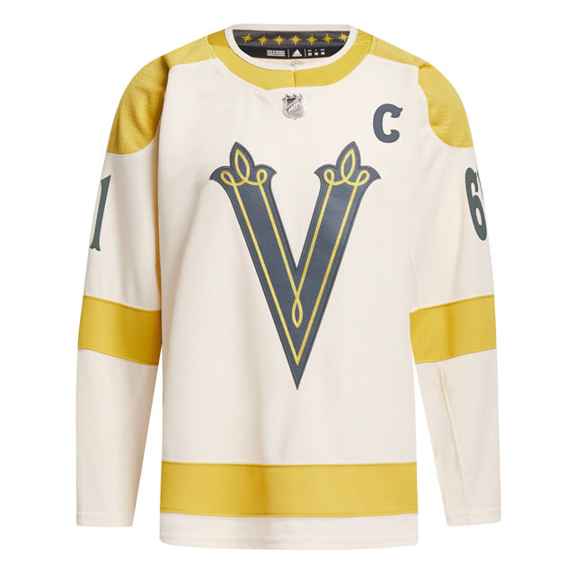 Adidas Vegas Golden Knights No61 Mark Stone White Road Authentic Women's Stitched NHL Jersey