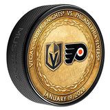 PHI vs. VGK Match-Up Puck 1/19/26 - Vegas Team Store