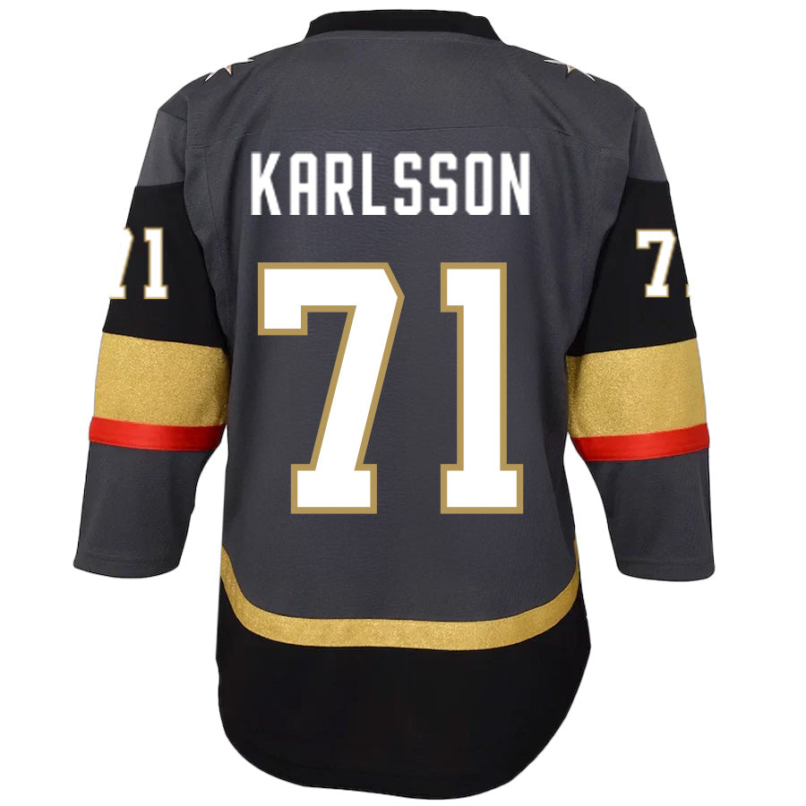 Vegas Golden Knights Youth Premier #71 William Karlsson Away Jersey