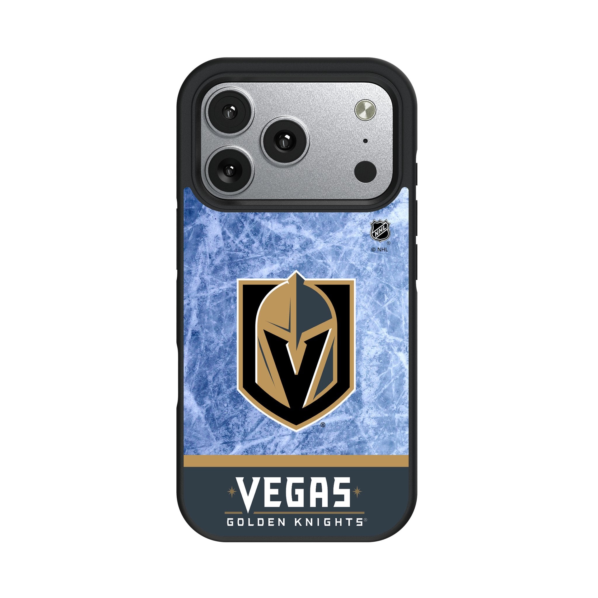 Vegas Golden Knights Ice Wordmark Bump Phone Case for Apple iPhone 17 Series