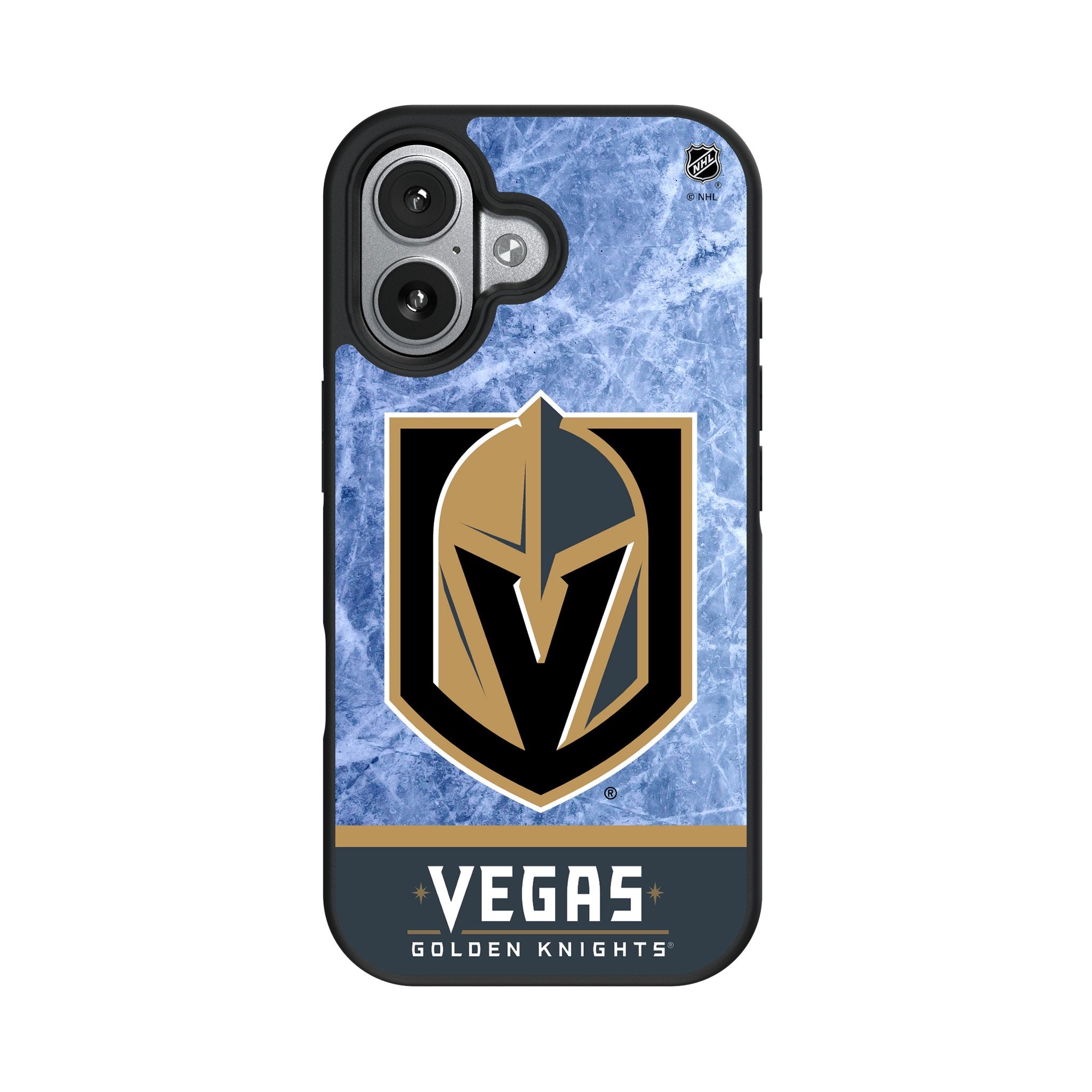 Vegas Golden Knights Ice Wordmark Bump Phone Case for Apple iPhone 17 Series