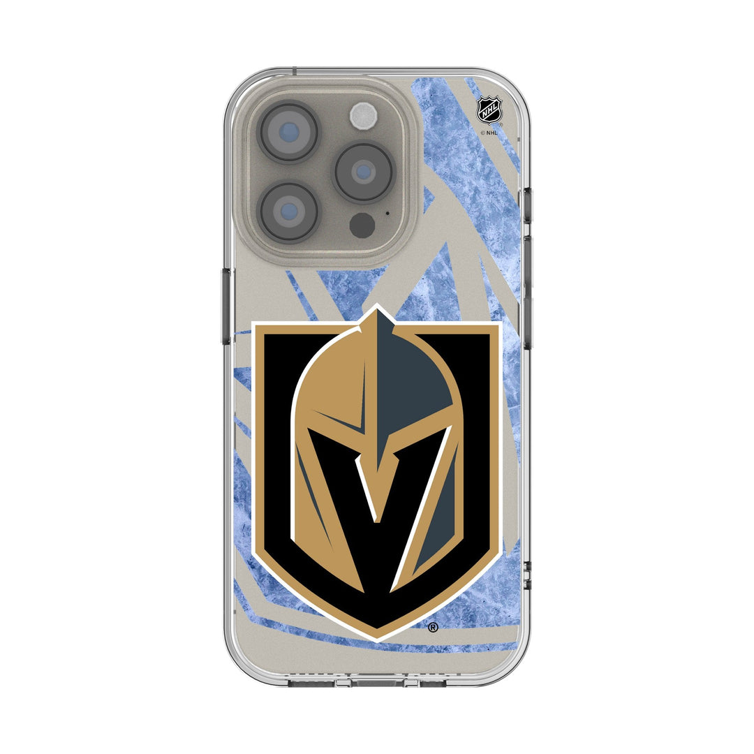 Vegas Golden Knights Ice Tilt Clear iPhone Phone Case