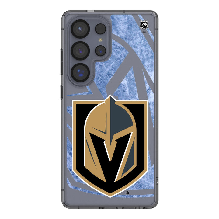 Vegas Golden Knights Ice Tilt Clear Galaxy Phone Case