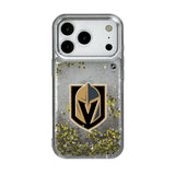 Vegas Golden Knights Linen Glitter Phone Case for Apple iPhone 17 Series