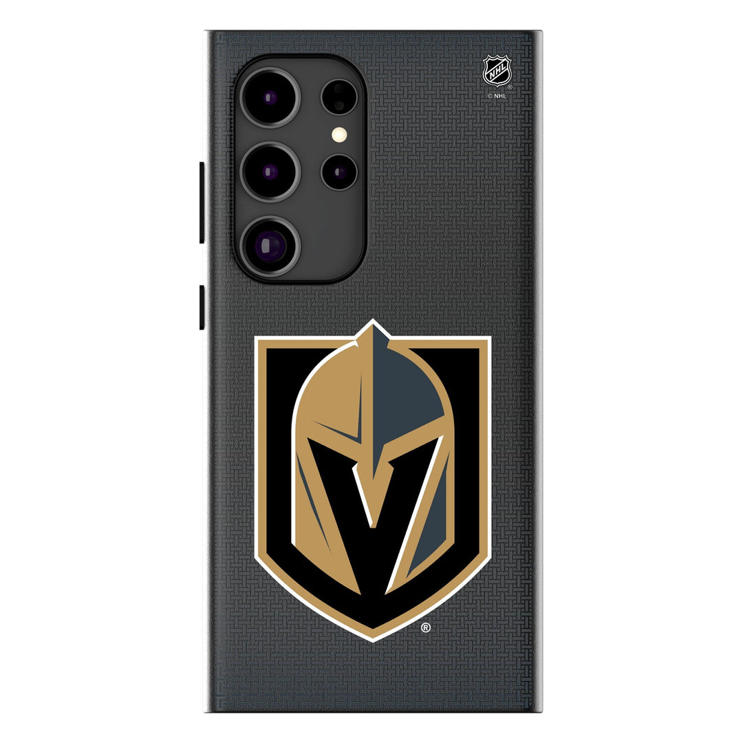 Vegas Golden Knights Linen MagSafe Compatible Galaxy Phone Case