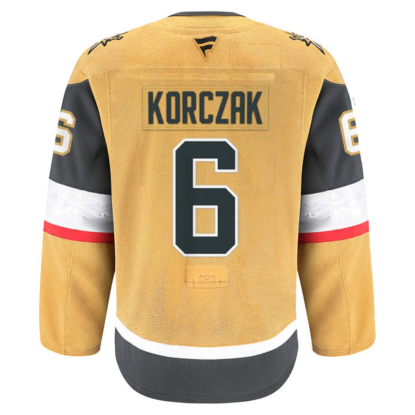 Vegas Golden Knights Fanatics Authentic Pro #6 Kaedan Korczak