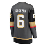 Vegas Golden Knights Fanatics Women's Breakaway #6 Kaedan Korczak Jersey