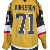 Game-Worn: #71 William Karlsson 2026 SCP Gold Set 2 Jersey-21797