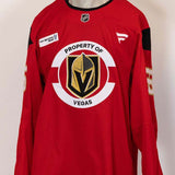 #55 Keegan Kolesar Red Practice Jersey - 20253