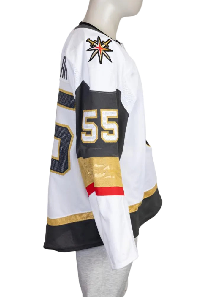 Game-Worn:#55 Keegan Kolesar White Set 2 2025/26-20592 - Vegas Team Store