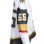 Game-Worn:#55 Keegan Kolesar White Set 2 2025/26-20592 - Vegas Team Store