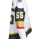 Game-Worn:#55 Keegan Kolesar White Set 2 2025/26-20592 - Vegas Team Store