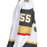 Game-Worn:#55 Keegan Kolesar White Set 2 2025/26-20592 - Vegas Team Store